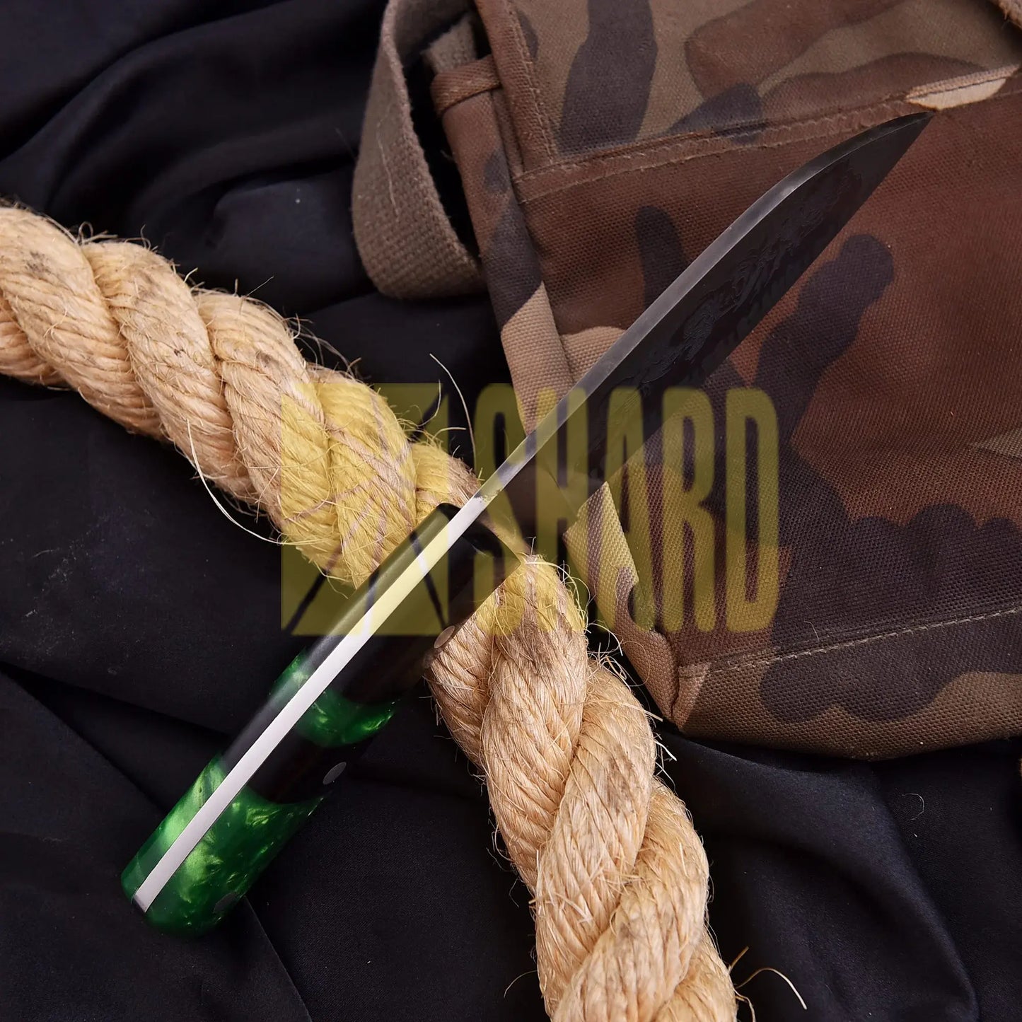 The Verdant Reaper – Hand-Forged Carbon Steel Cleaver by Shard Blade