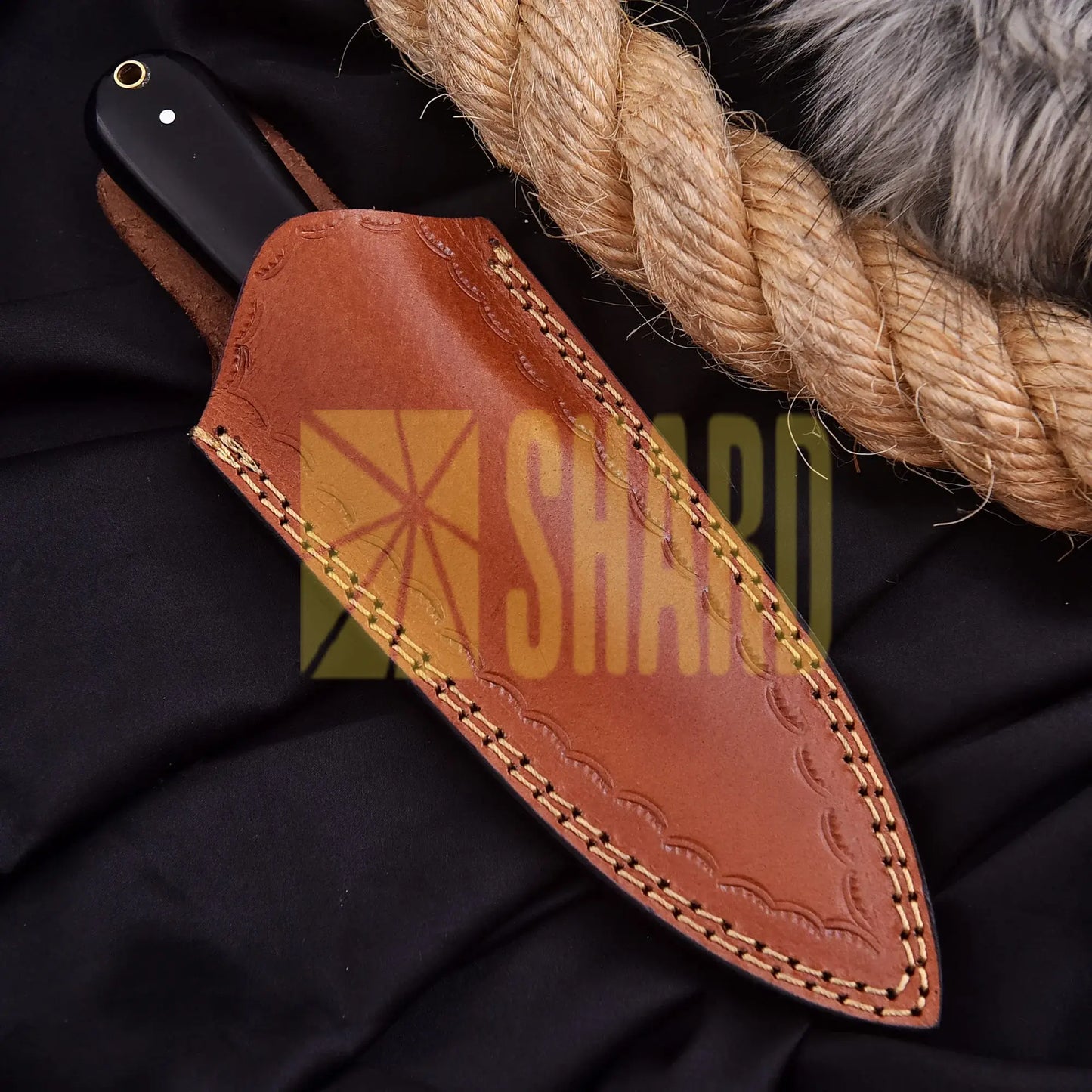 American Eagle hand-forged carbon steel craft with black resin handle, ideal for gifting