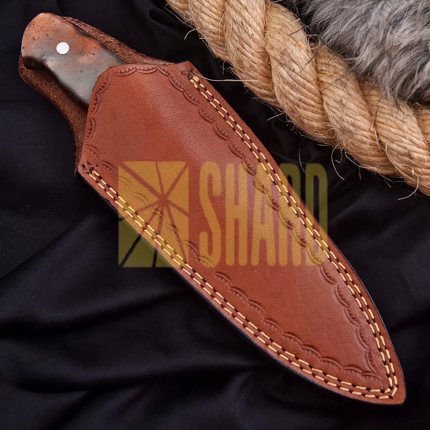 Eternal Heirloom Heritage Tool made from J2 steel with elegant mixed stone resin handle