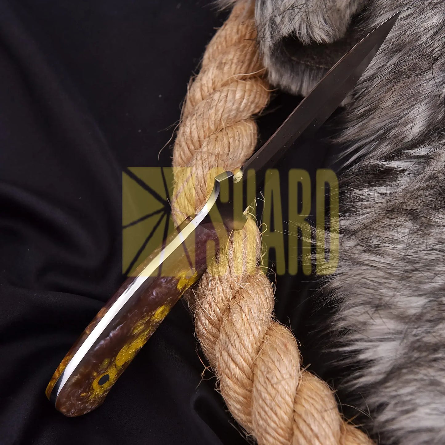 Eternal Heirloom Heritage Tool with mixed colored resin handle and J2 steel edge