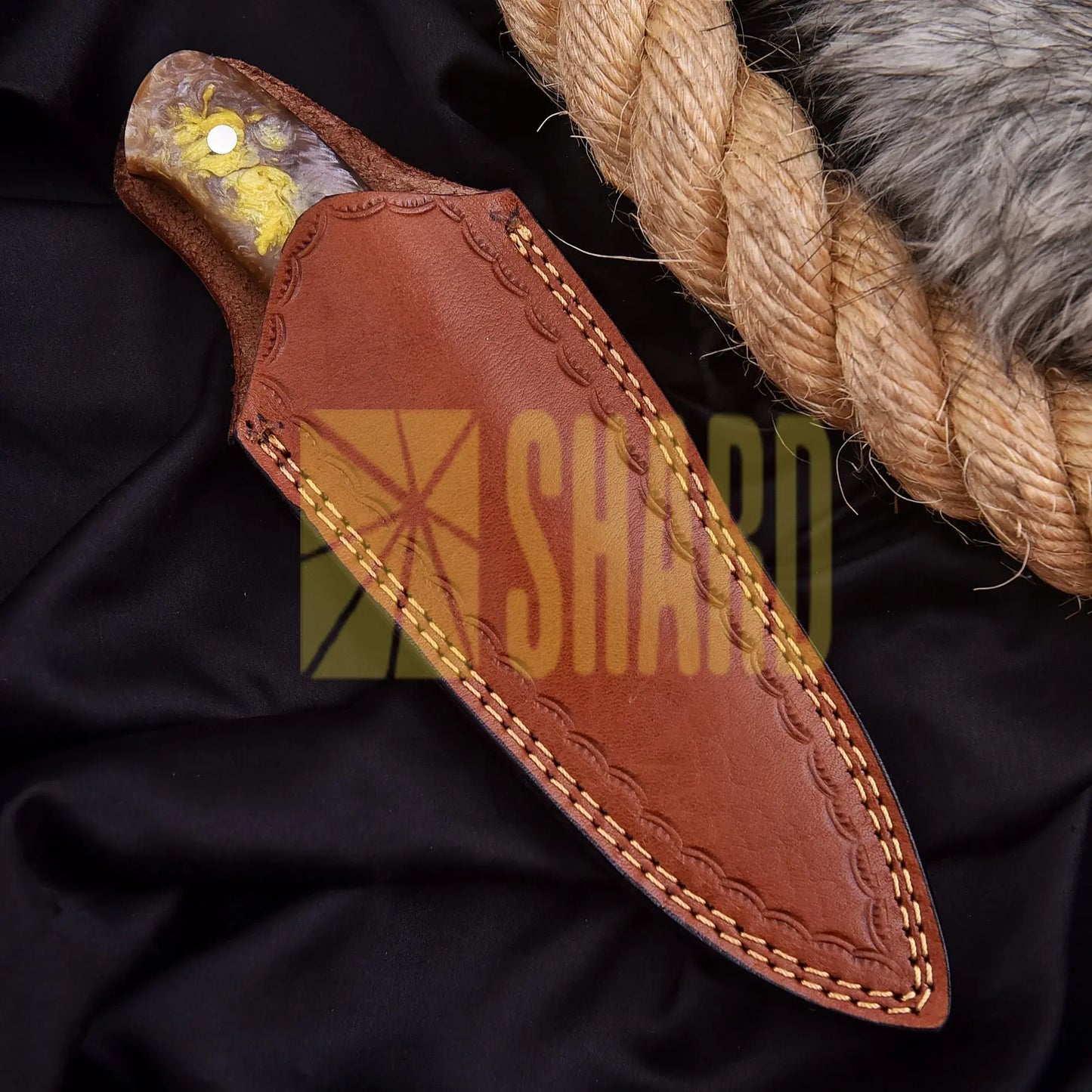 Eternal Heirloom Heritage Tool with mixed colored resin handle and J2 steel edge