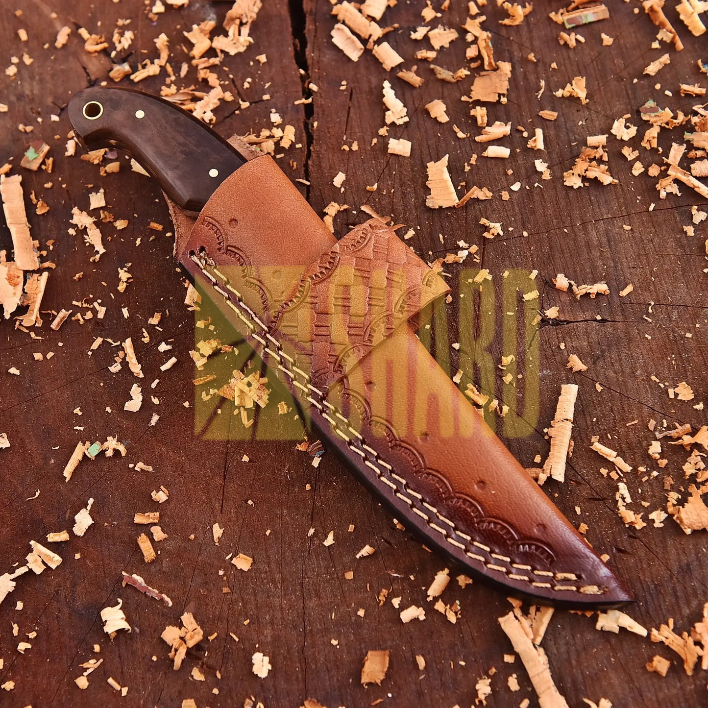 Clear steel kitchen tool with polished blade and rosewood handle – The Hearthwood Companion