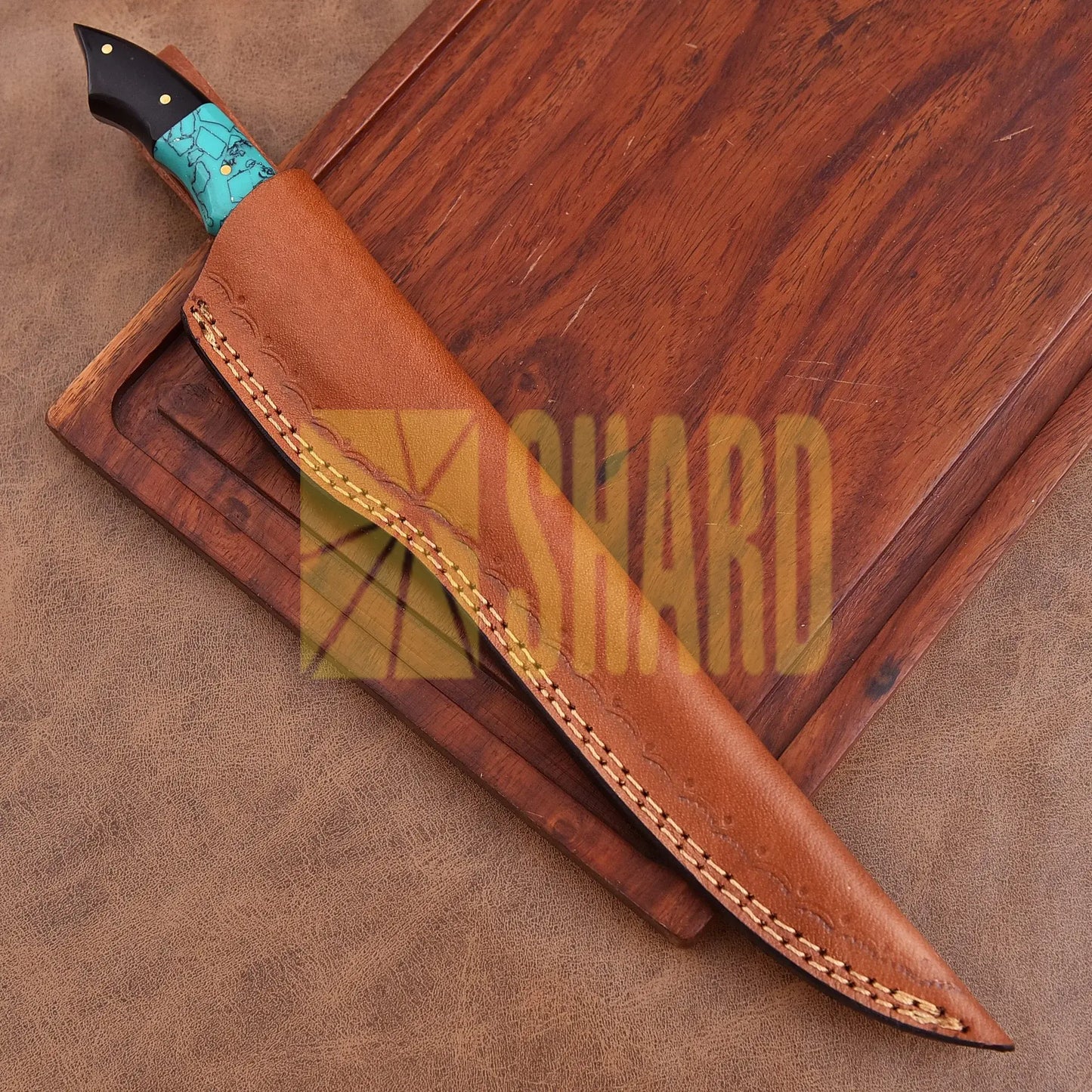 Shard Blade “Sea Whisper” Damascus Steel Fillet Knife – Full Tang Precision