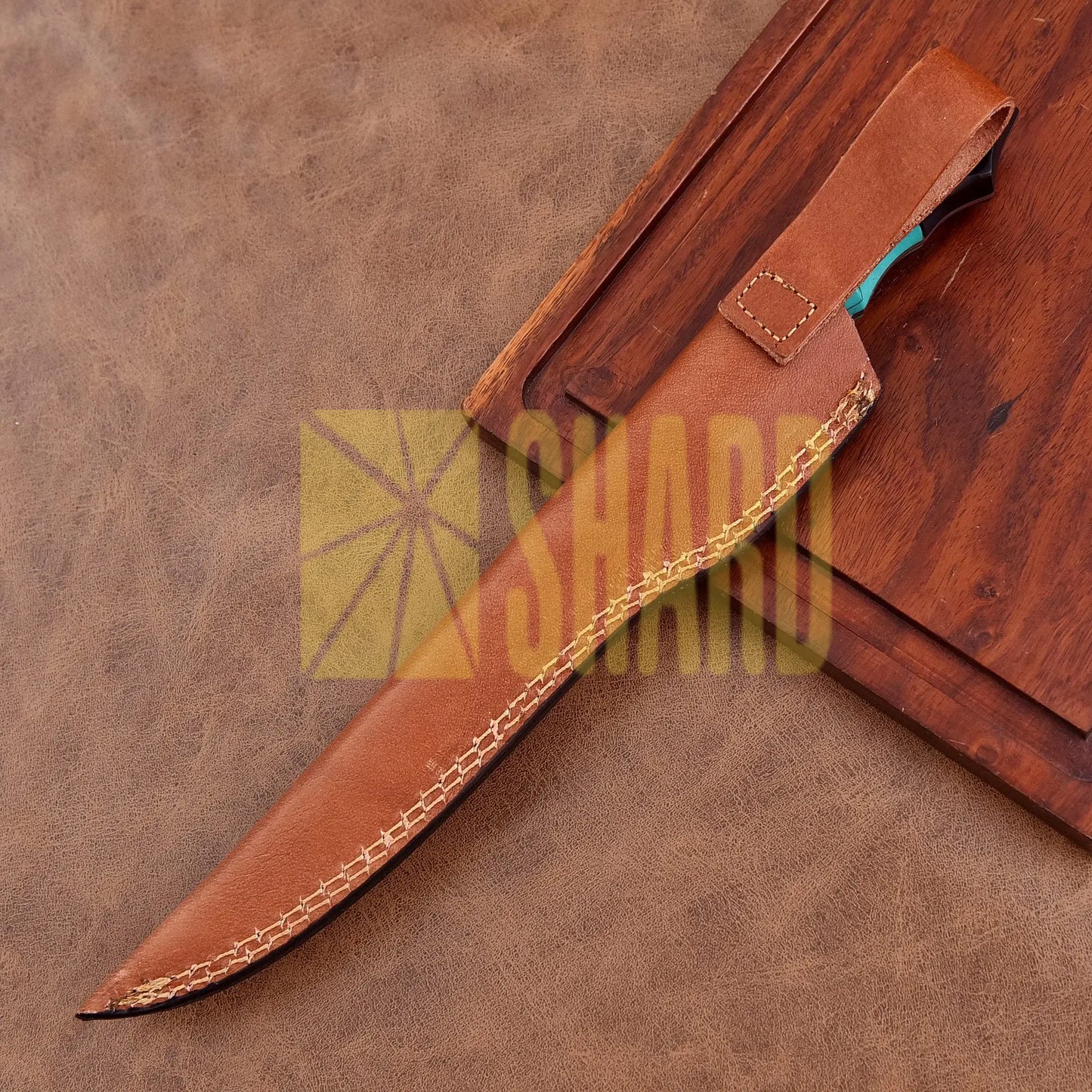Shard Blade “Sea Whisper” Damascus Steel Fillet Knife – Full Tang Precision