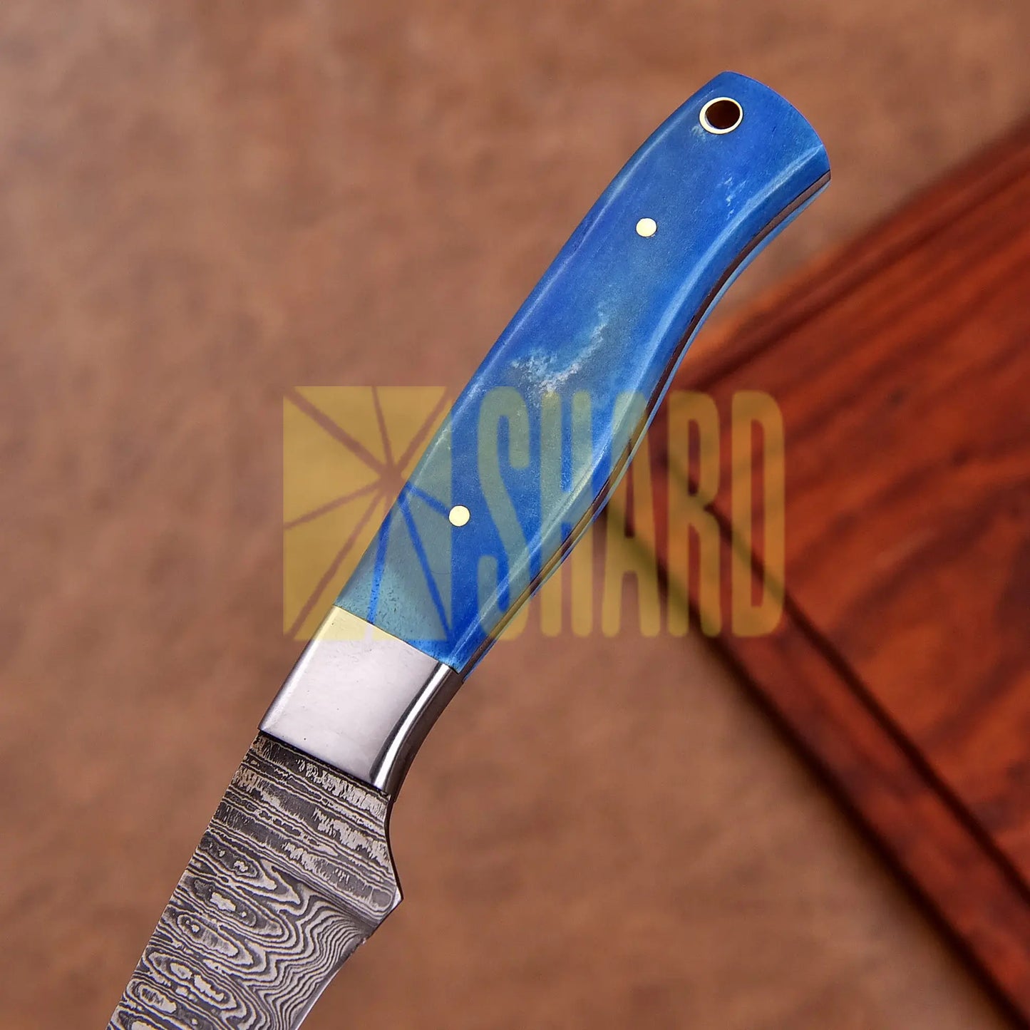 Shard Blade “Skywave” Damascus Steel Fillet Knife – Full Tang Durability
