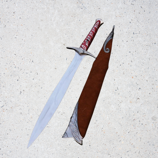 Shardblade Hobbit Sting Sword Handmade Steel Replica – Lord of the Rings with Scabbard