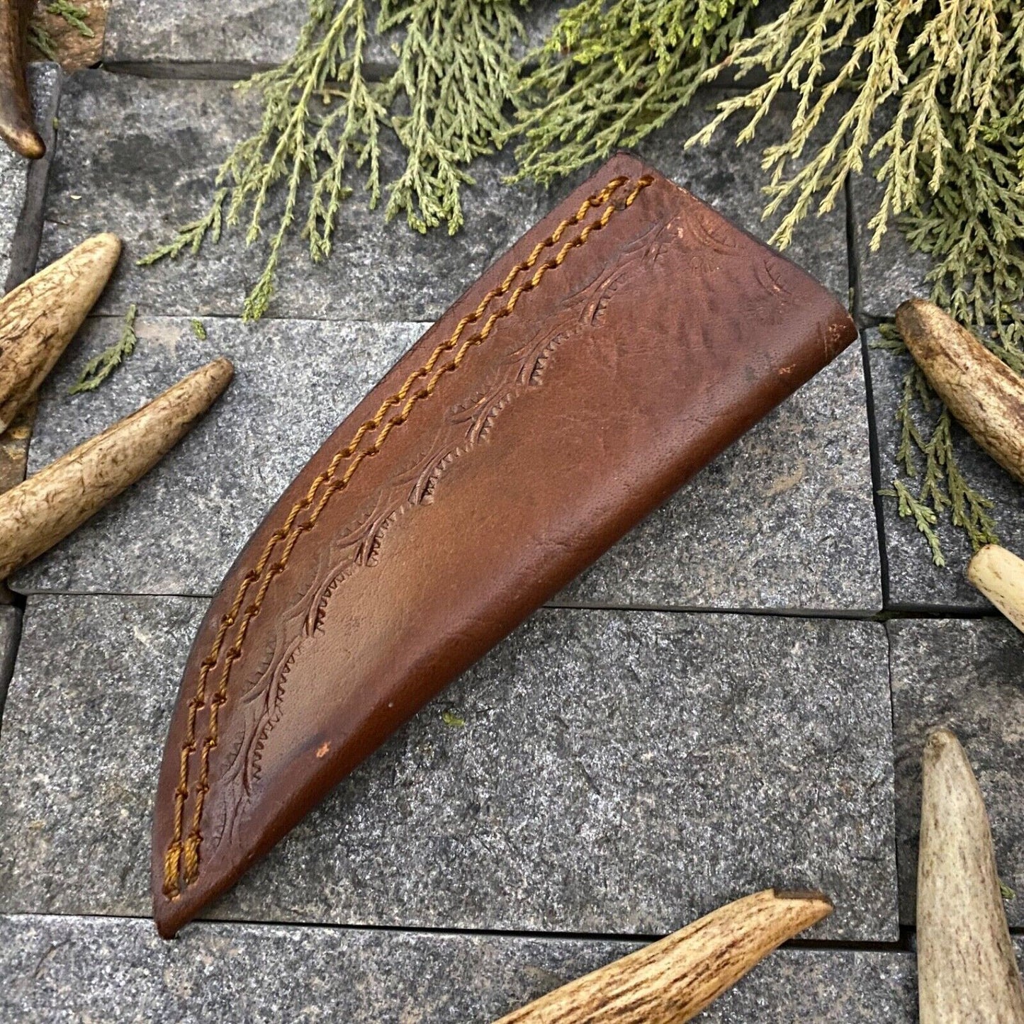 SHARD BLADCUSTOM HAND FORGED DAMASCUS STEEL HUNTING SKINNER BLANK BLADE KNIFE