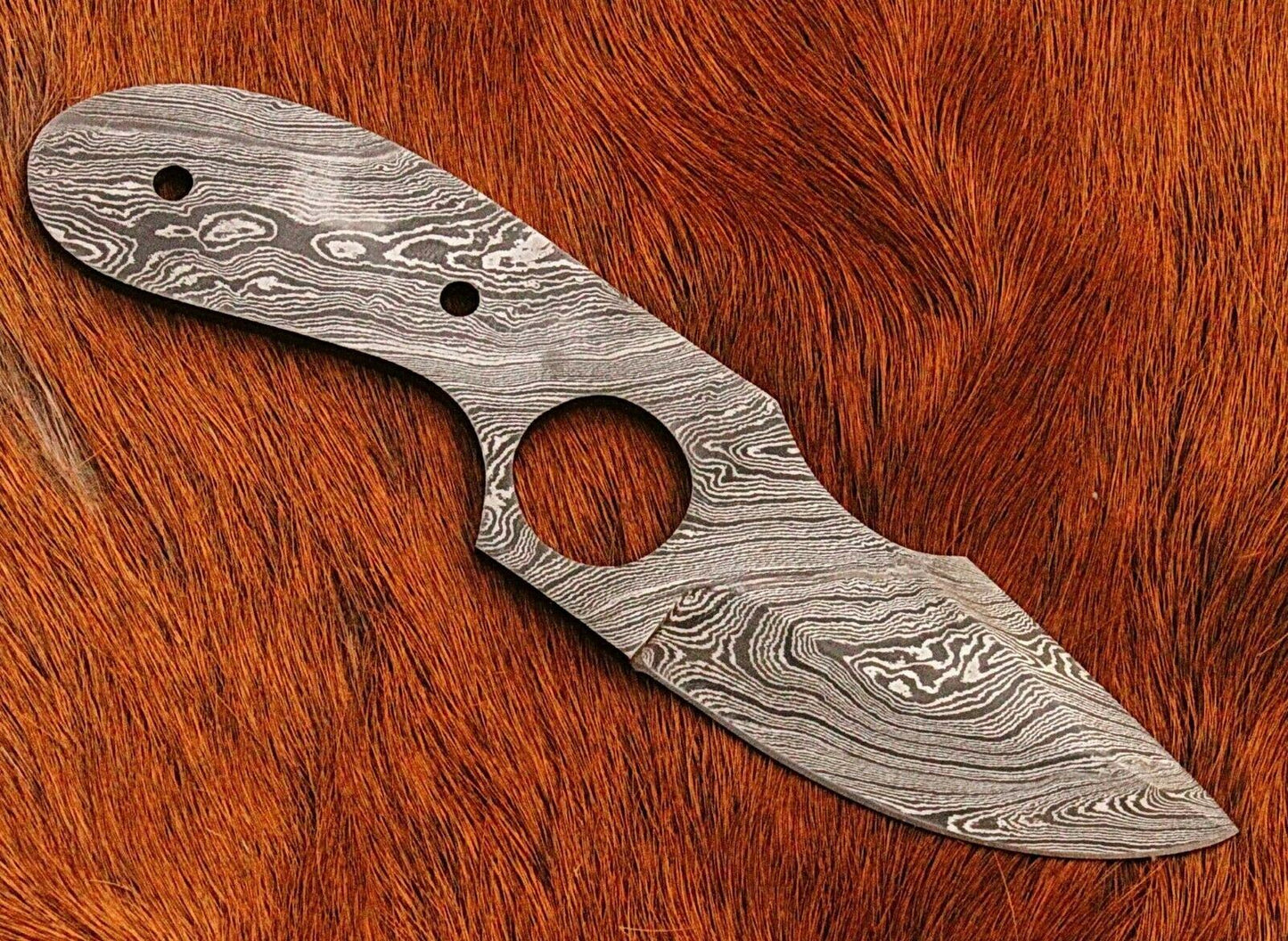 Custom Handmade Damascus Steel Blank Blade for Knife Making Supplies "(BB101)