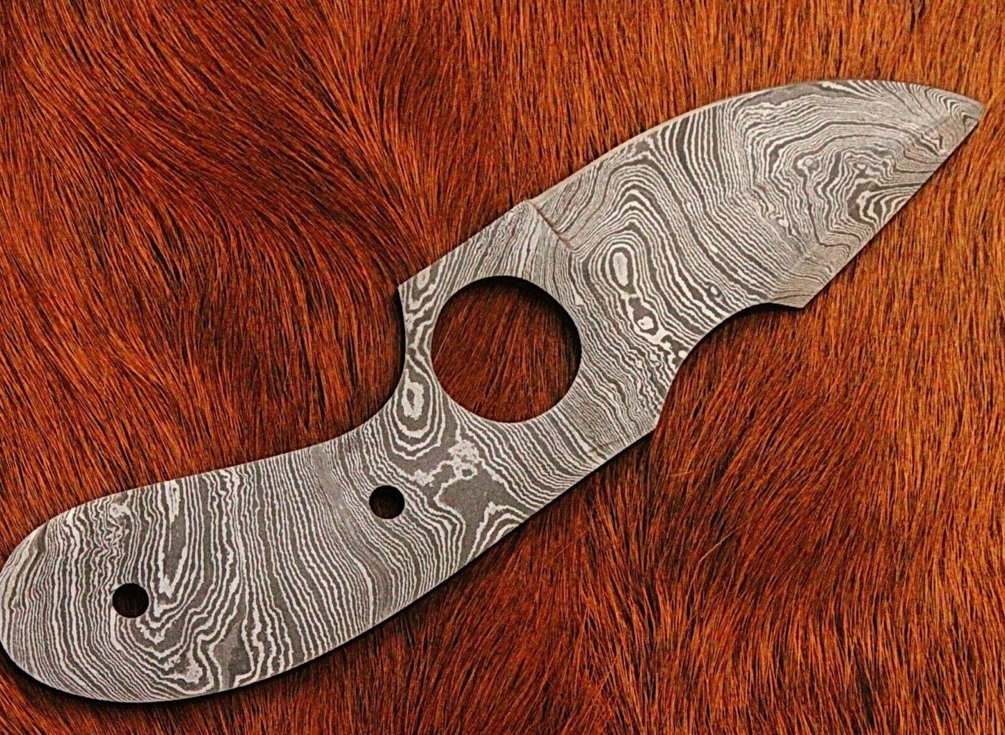 Custom Handmade Damascus Steel Blank Blade for Knife Making Supplies "(BB101)