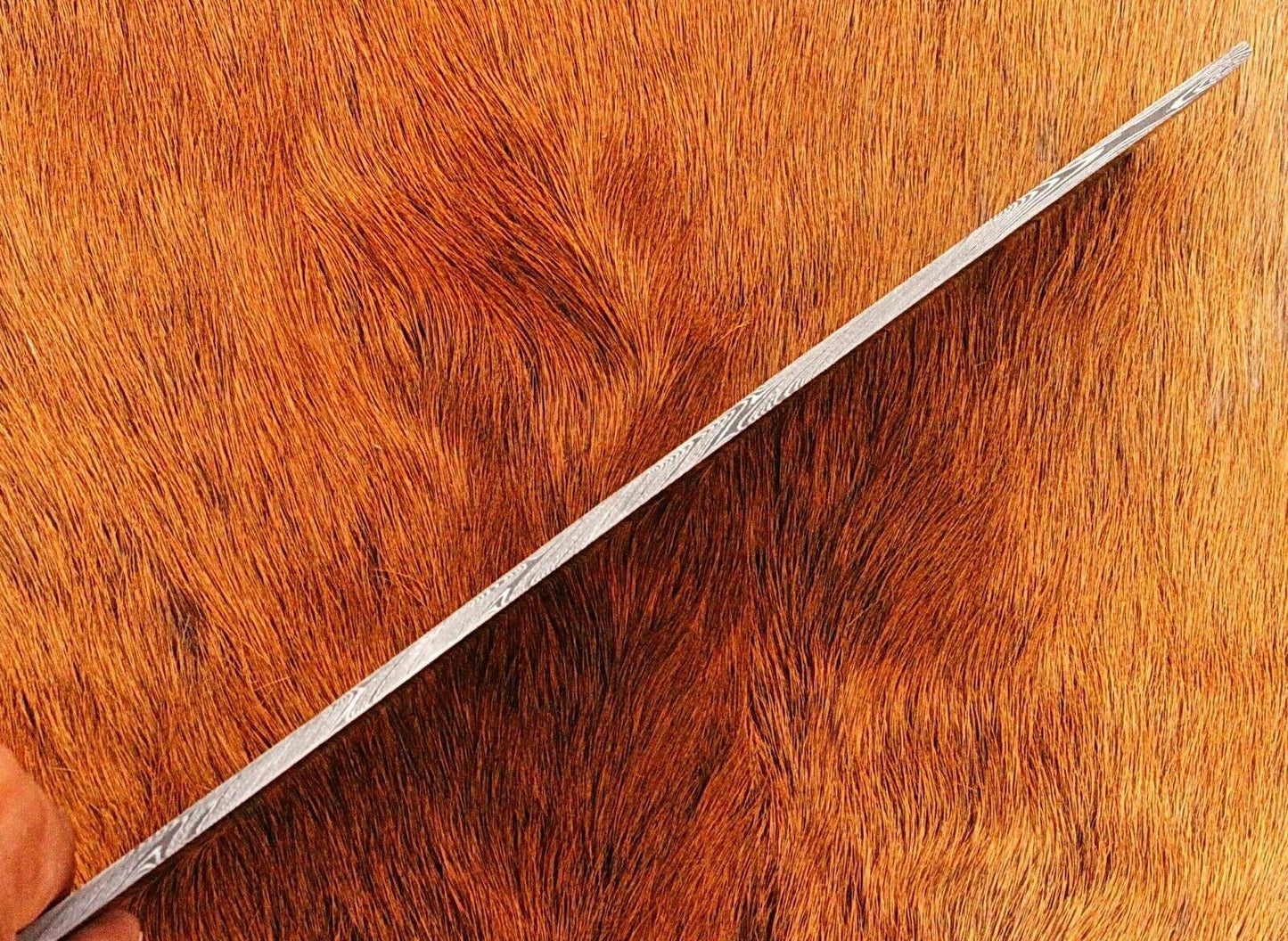 10" Hand Forged Damascus Steel Billet Bar/Bar For Knife Making "Twisted Pattern"