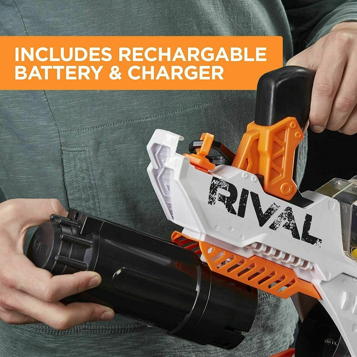 NERF Rival Prometheus MXVIII-20K Toy Blaster(Brand New Open Box)
