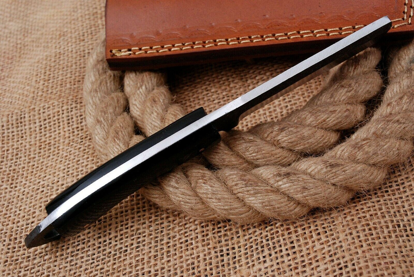 8" Custom Hand Forged Railroad High Carbon Steel Hunting Cleaver Knife (705)