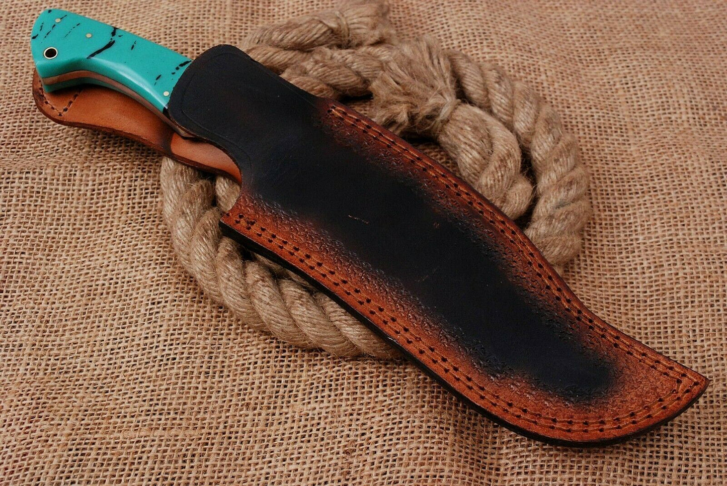 13" Custom Hand Forged Railroad High Carbon Steel Hunting Cleaver Knife (739)