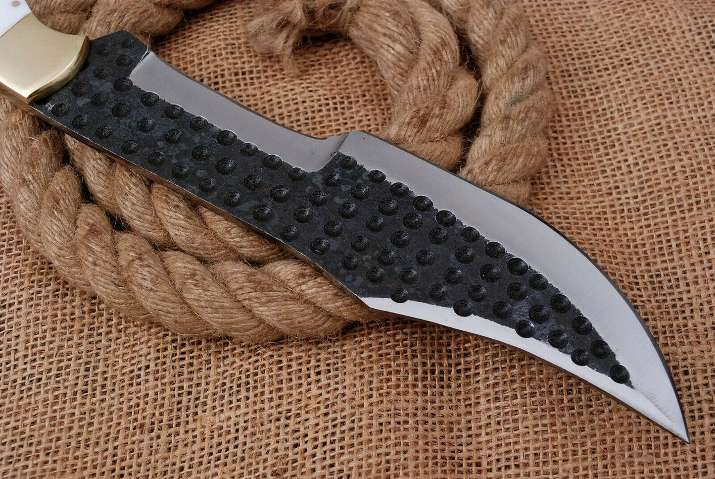 15" Custom Hand Forged Railroad High Carbon Steel Cleaver Knife (741)