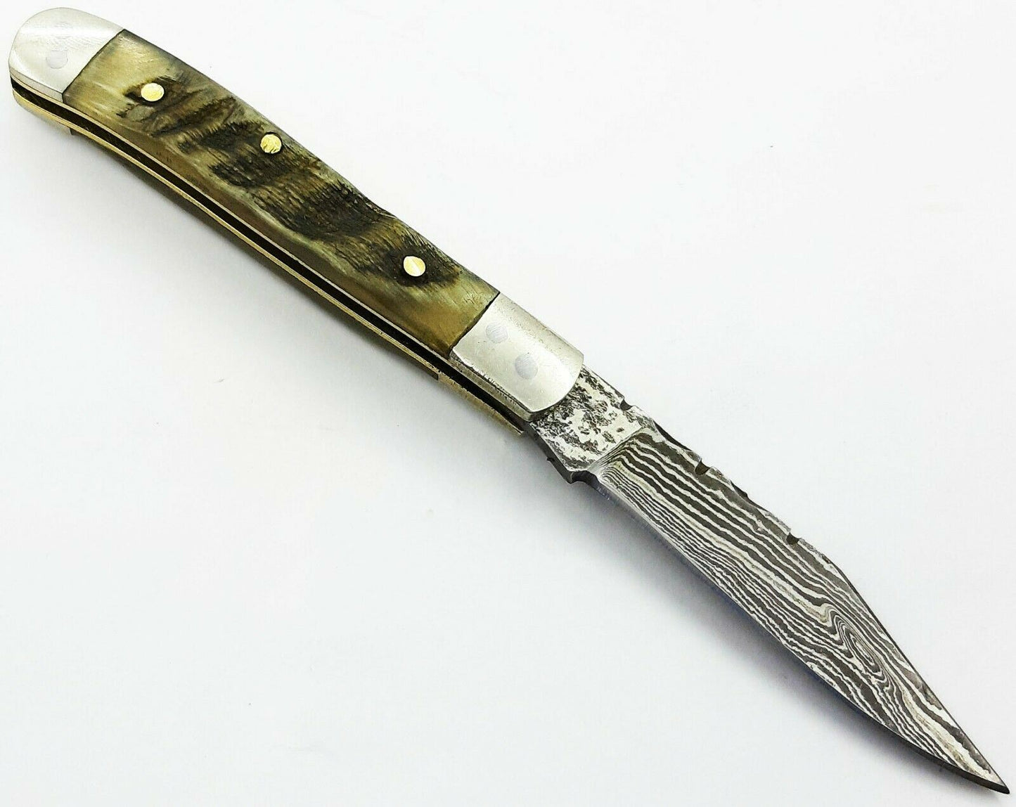 Lot of 20 Mini Trapper Folding Pocket Knife "Ram Horn & Stag Horn Handle"