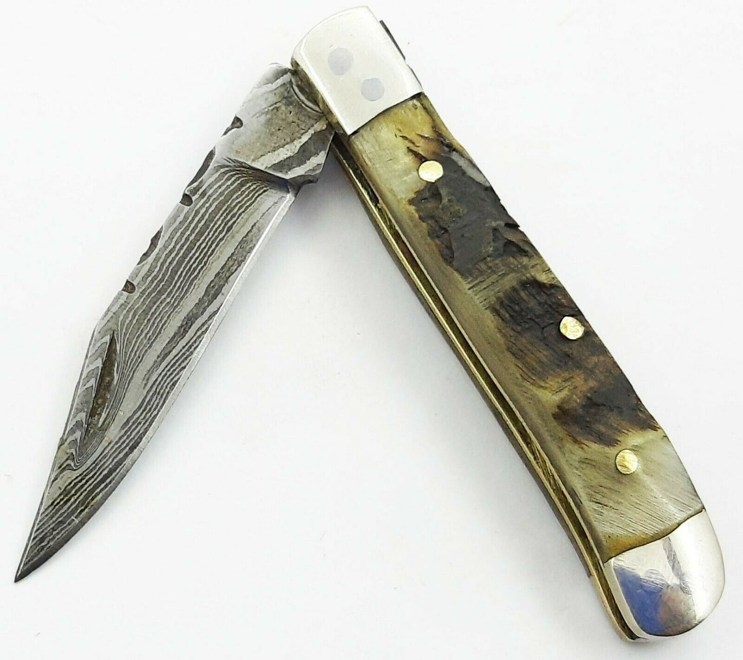 Lot of 20 Mini Trapper Folding Pocket Knife "Ram Horn & Stag Horn Handle"