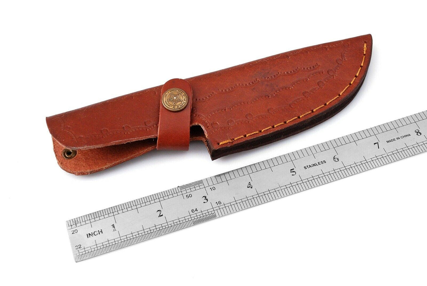 HANDMADE Genuine Hand Crafted BELT SHEATH Holster For FIXED BLADE KNIFE