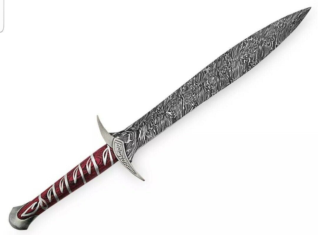 Lord of the Rings Sting HANDMADE DAMASCUS LOTR Movie sword of Frodo with Sheath