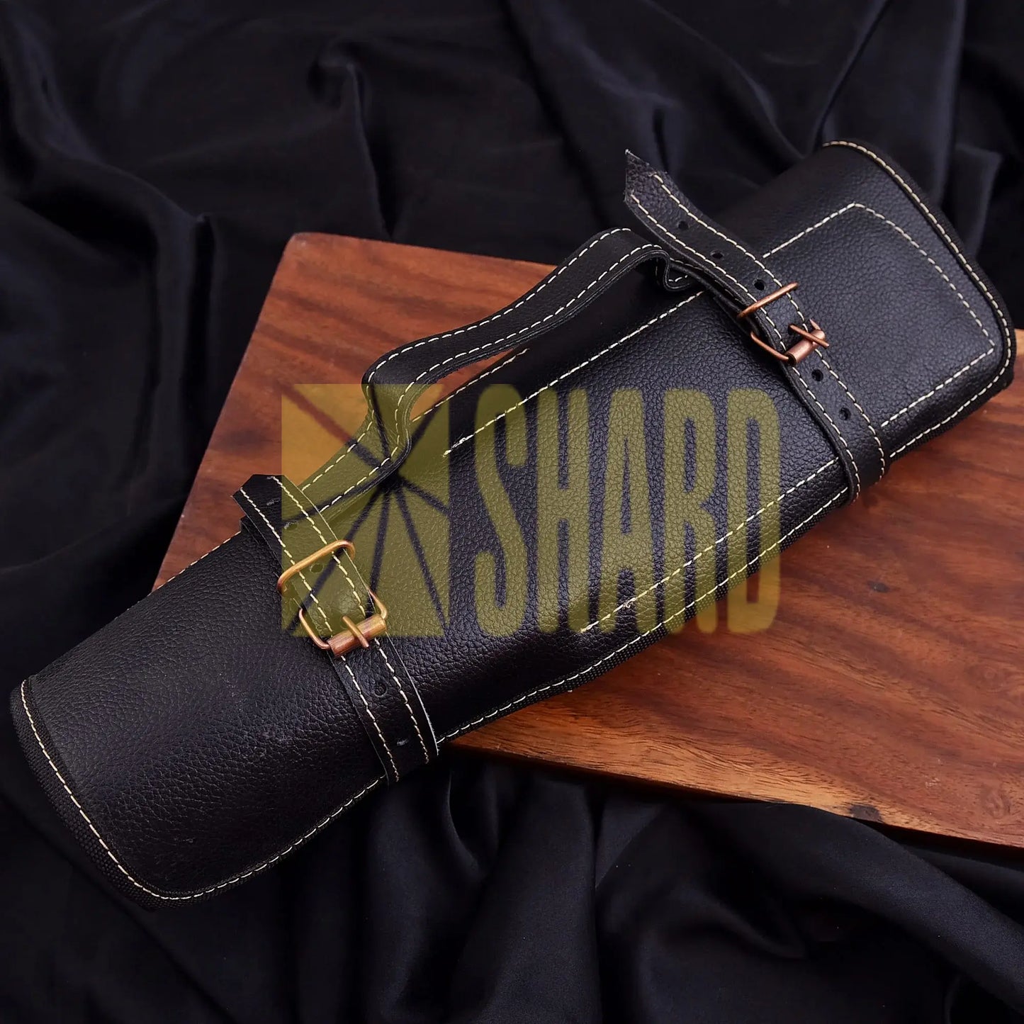 The Hornet Collection – 7-Piece Hand-Forged Damascus Steel Chef Knife Set