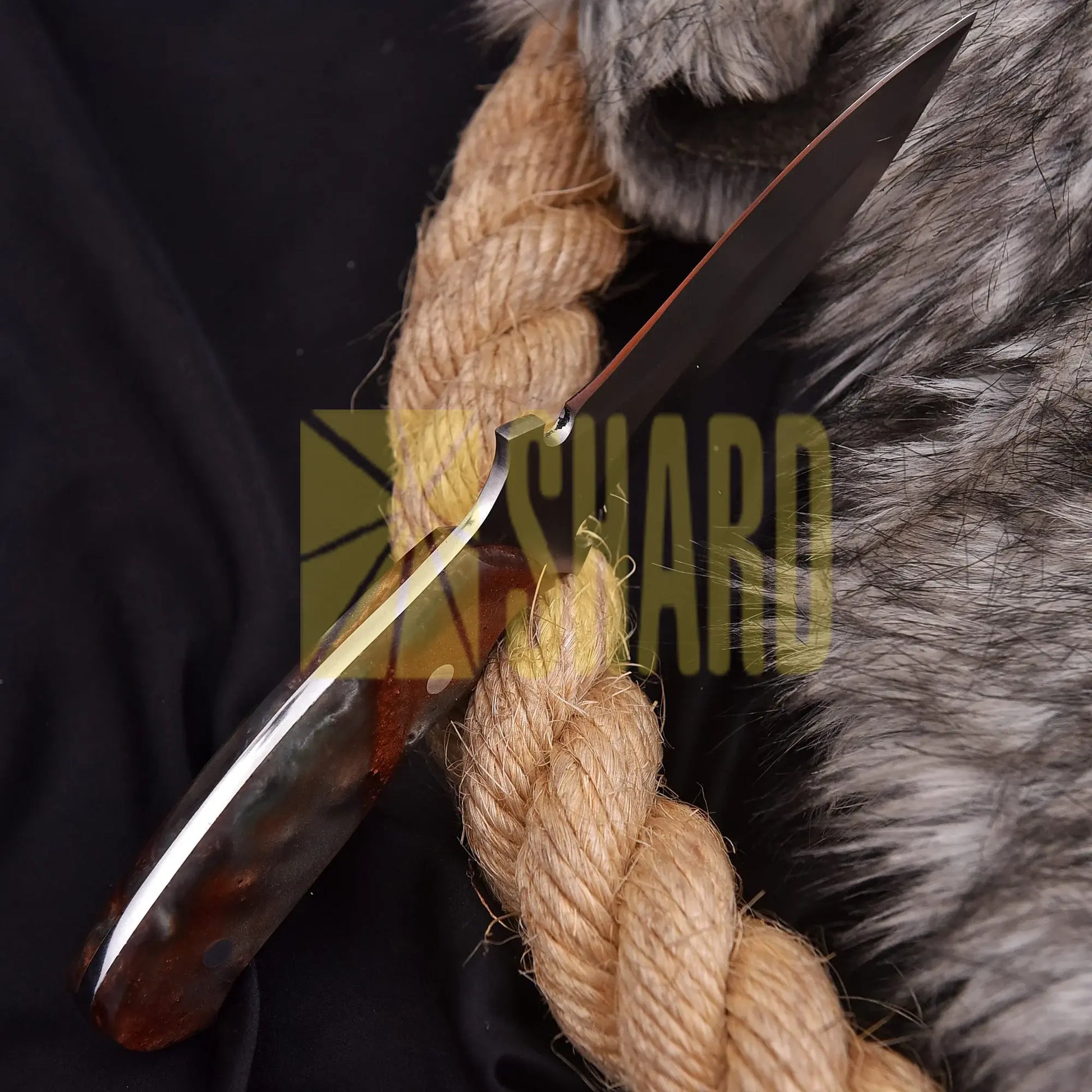 Eternal Heirloom Heritage Tool made from J2 steel with elegant mixed stone resin handle