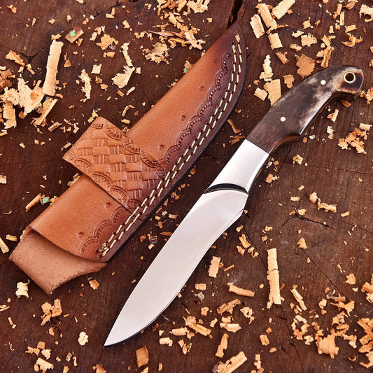 Clear steel kitchen tool with polished blade and rosewood handle – The Hearthwood Companion