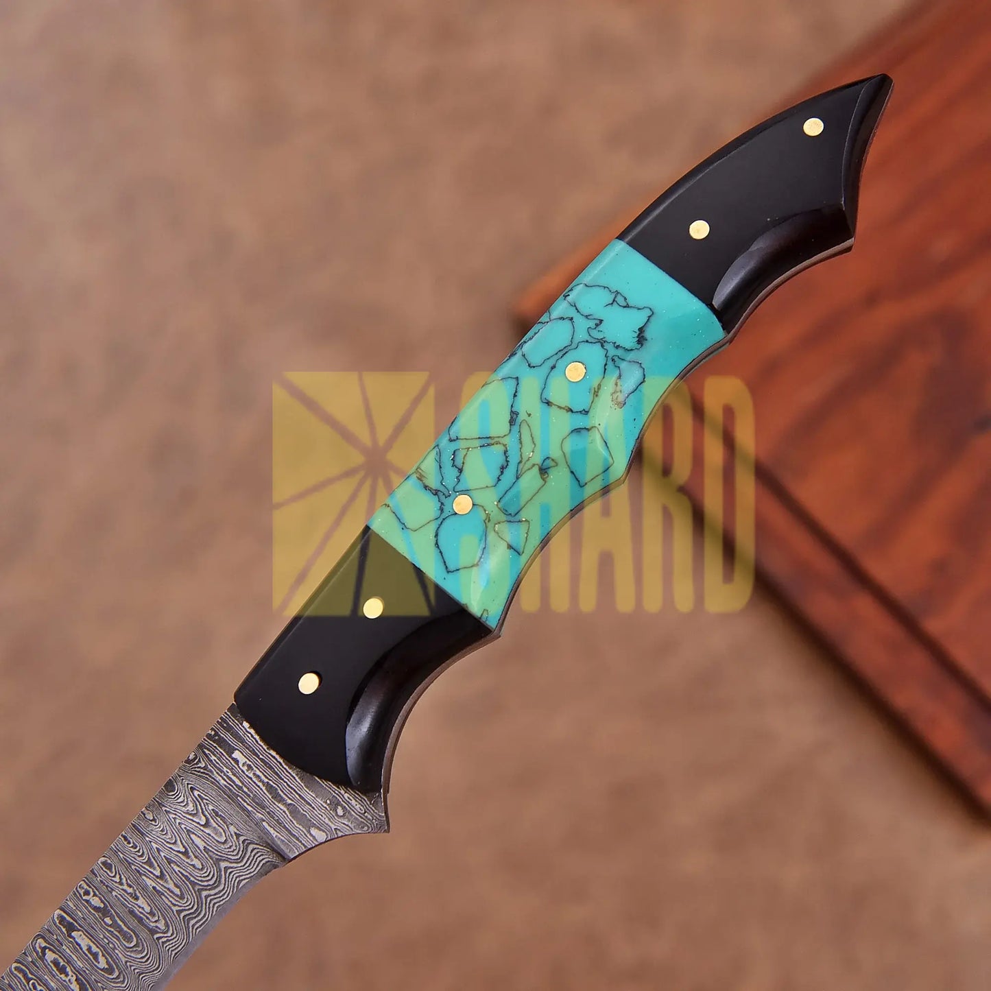 Shard Blade “Sea Whisper” Damascus Steel Fillet Knife – Full Tang Precision