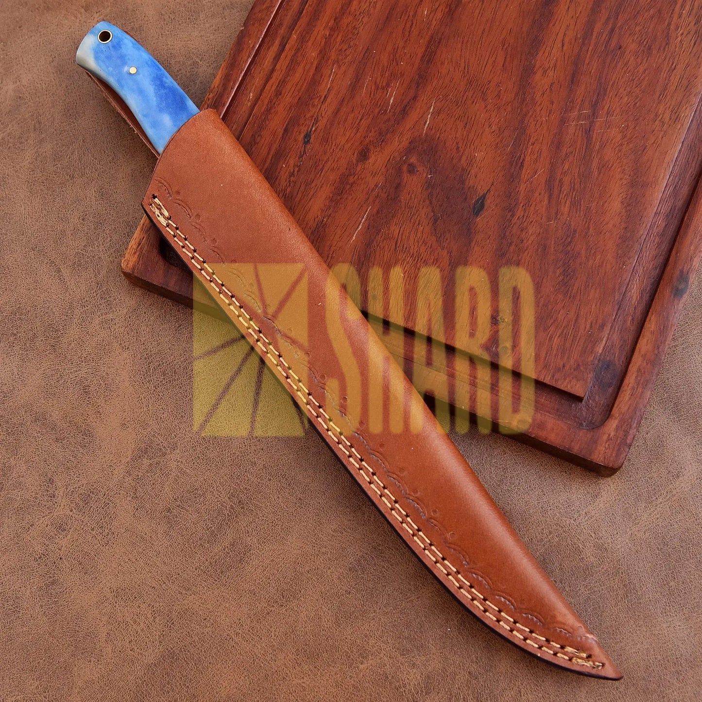 Shard Blade “Skywave” Damascus Steel Fillet Knife – Full Tang Durability
