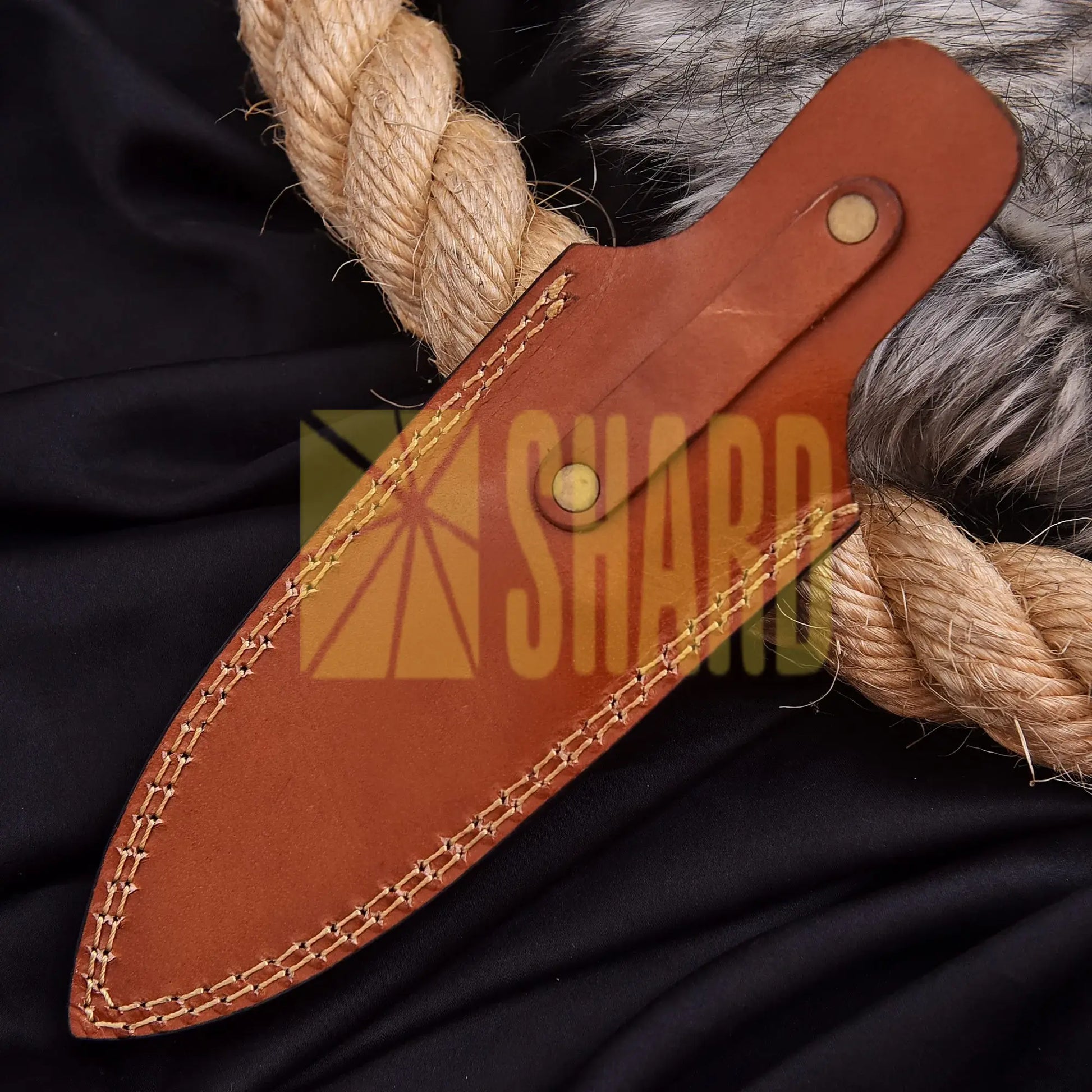 Hand-forged carbon steel collectible with olive green resin handle – American Eagle gift piece