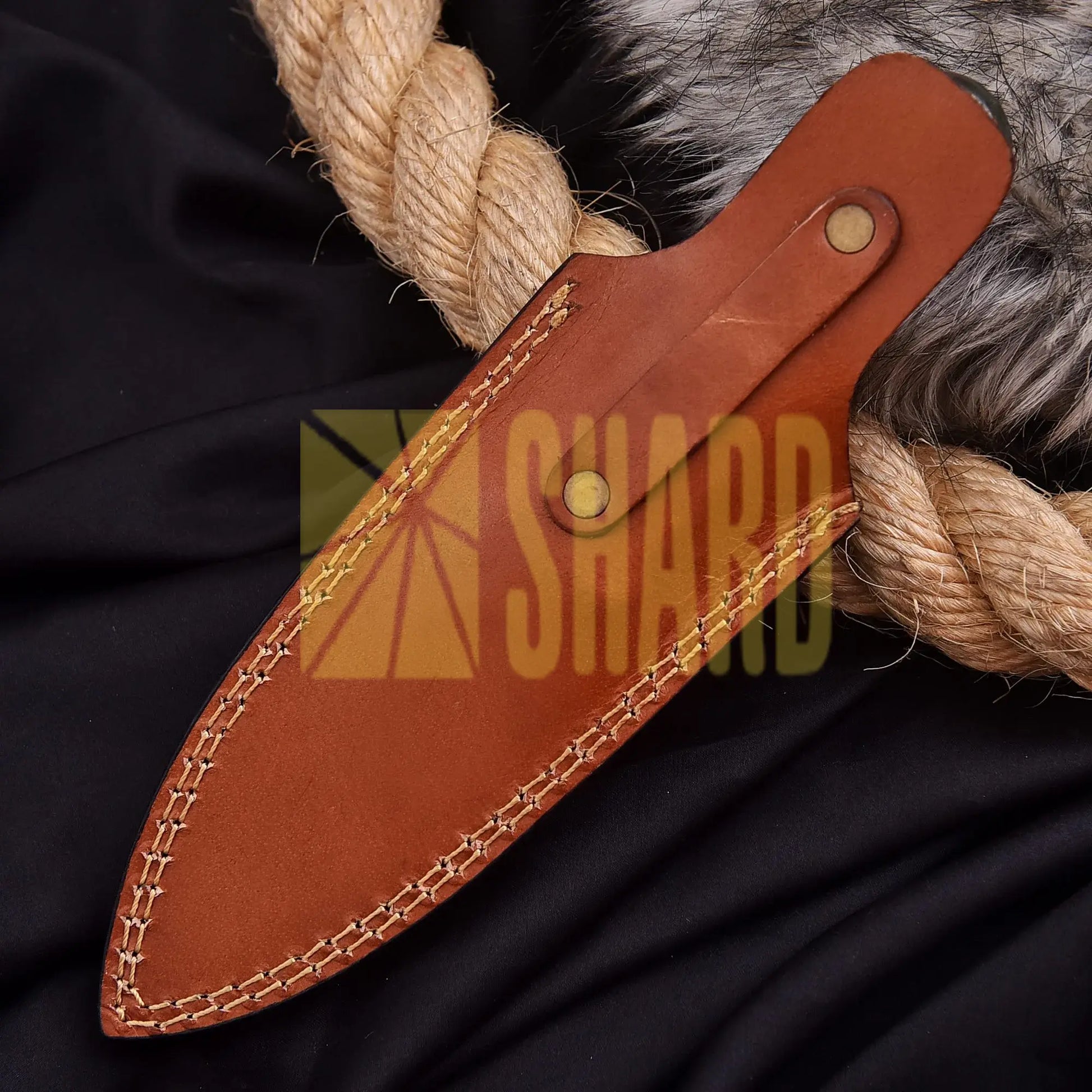 Hand-forged carbon steel collectible with woodland resin handle – American Eagle gift piece