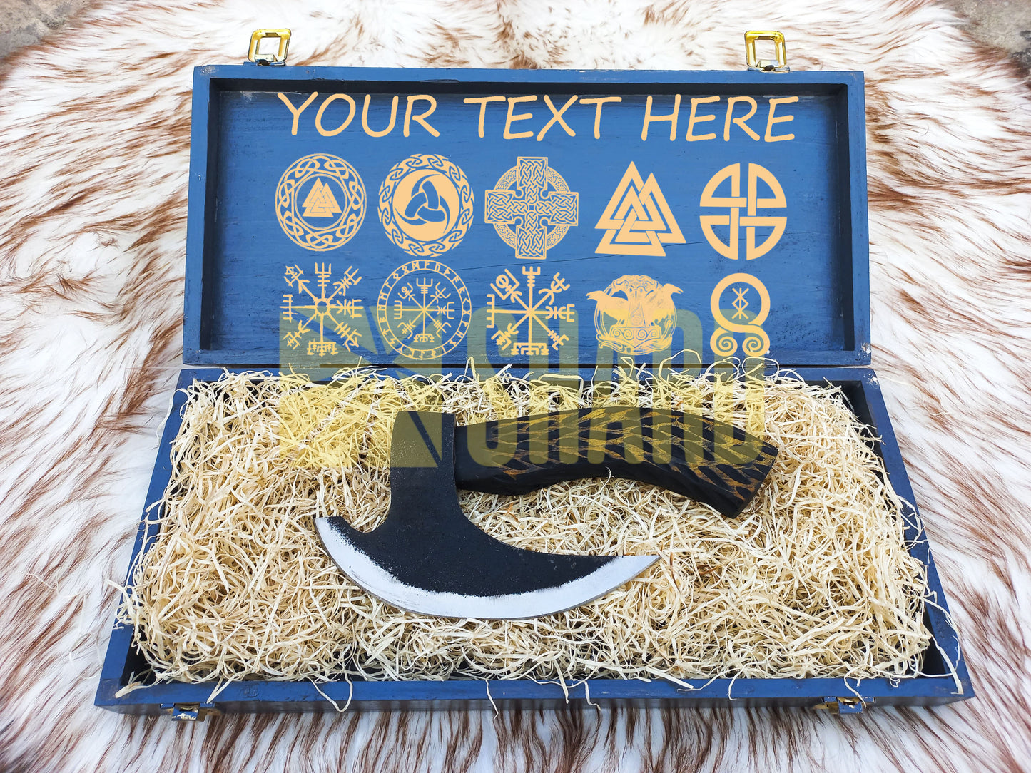 SHARD BLADE HAND FORGED Carbon Steel Pizza Cutter Battle Ready Throwing Axe  Hatchet VIKING Axe +Sheath With Gifting Box - PX08