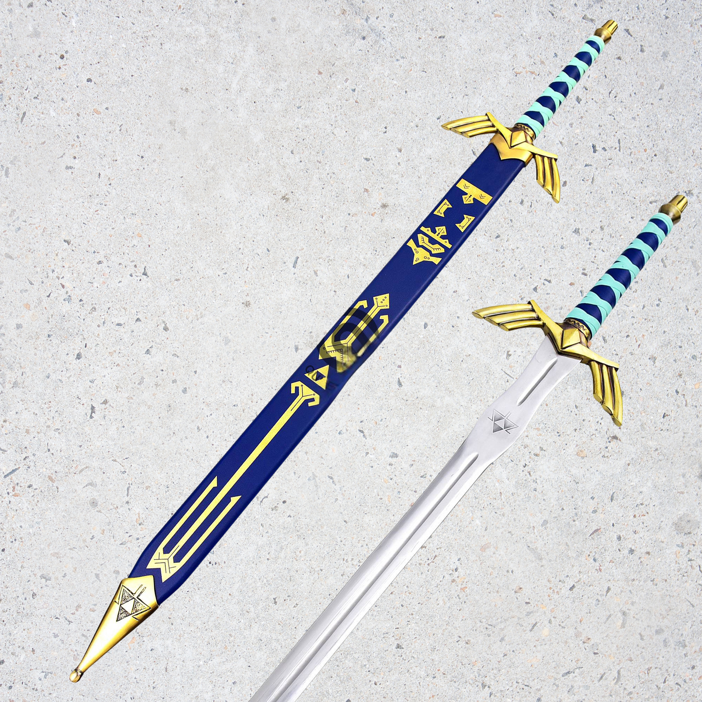 SHARDBLADE Zelda Sword Legendary Master - Replica – Lord of The Rings Swords Scabbard and Wall Ploug Included.