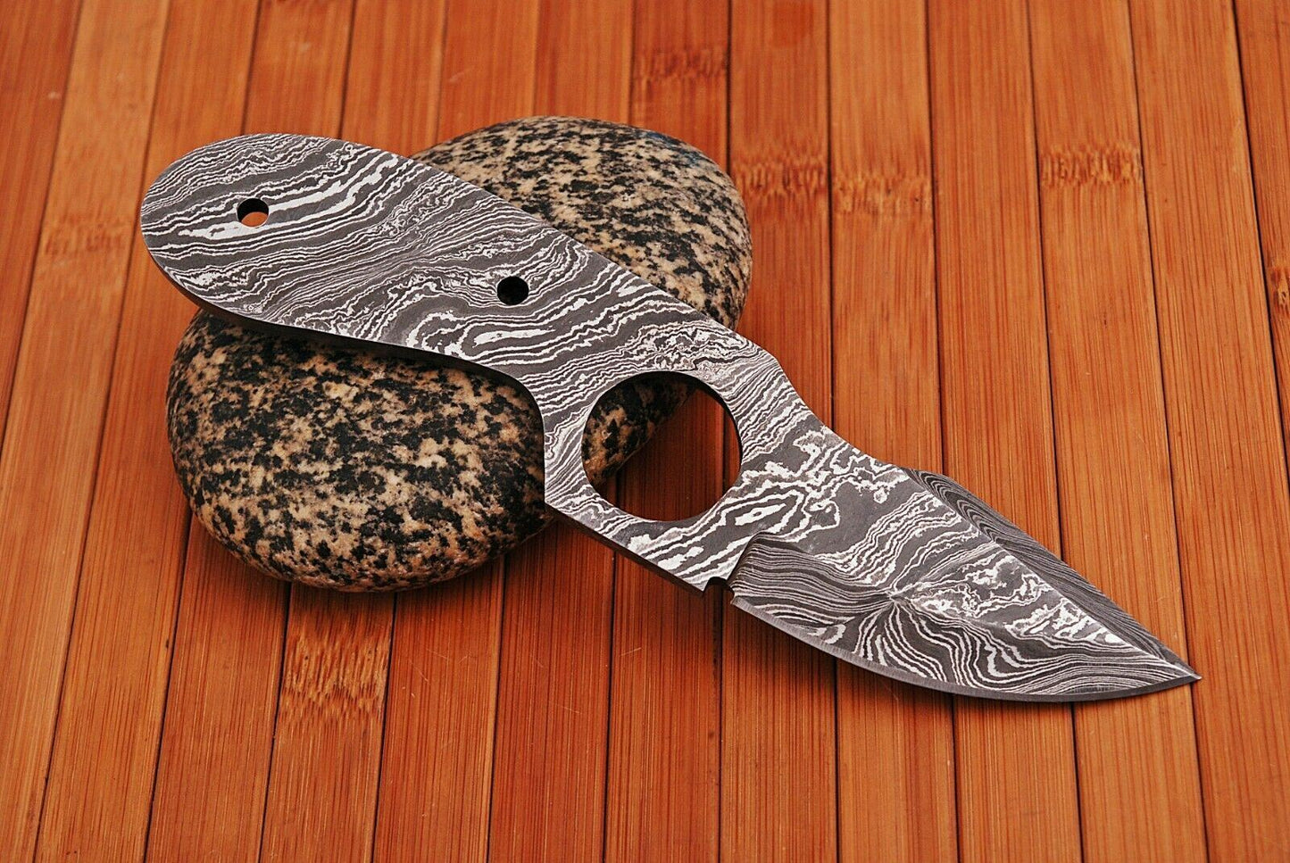 Custom Handmade Damascus Steel Blank Blade for Knife Making Supplies "(BB101)