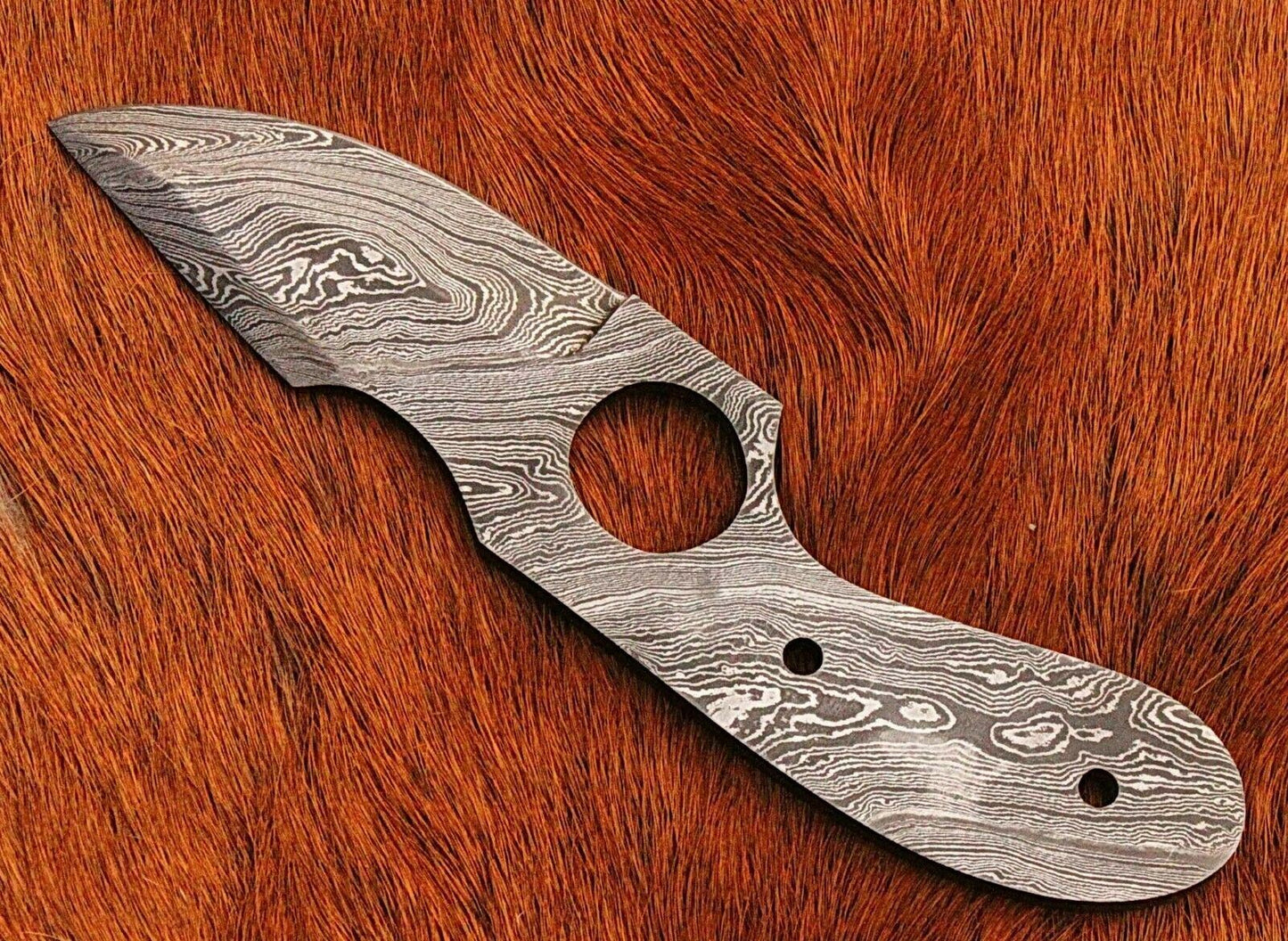 Custom Handmade Damascus Steel Blank Blade for Knife Making Supplies "(BB101)