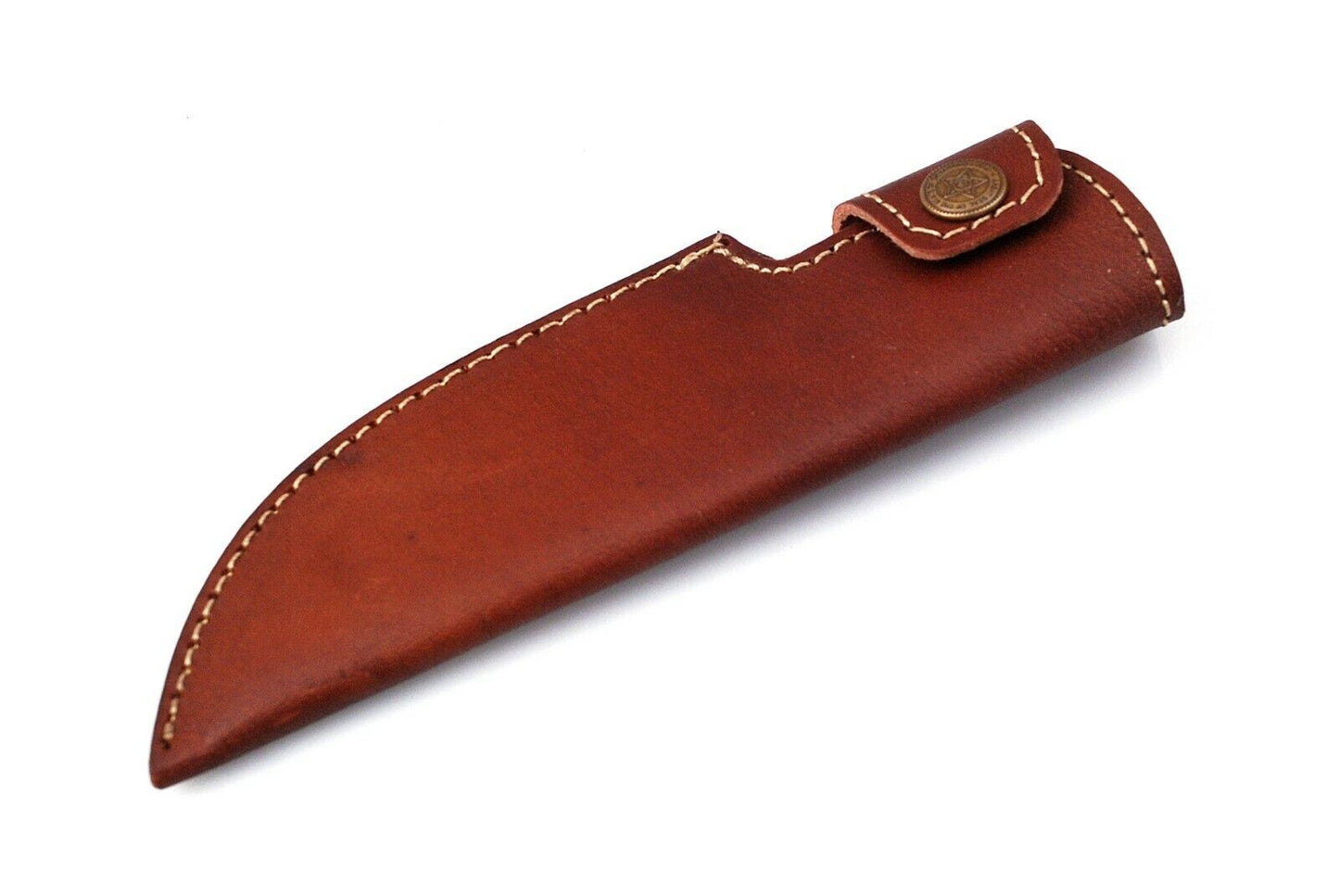 CUSTOM HANDMADE Genuine Leather SHEATH HOLSTER For Fixed BLADE KNIFE