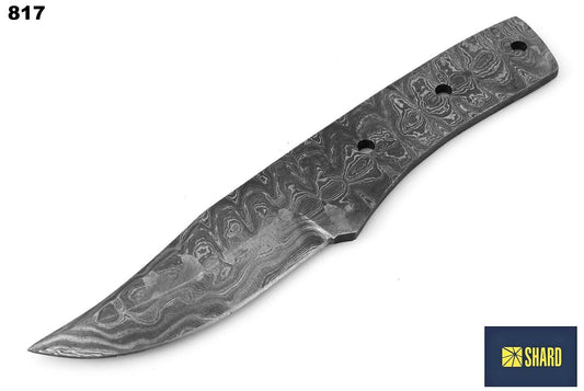 CUSTOM HAND FORGED DAMASCUS Steel Blank Blade for Knife Making Supply "(BB812)
