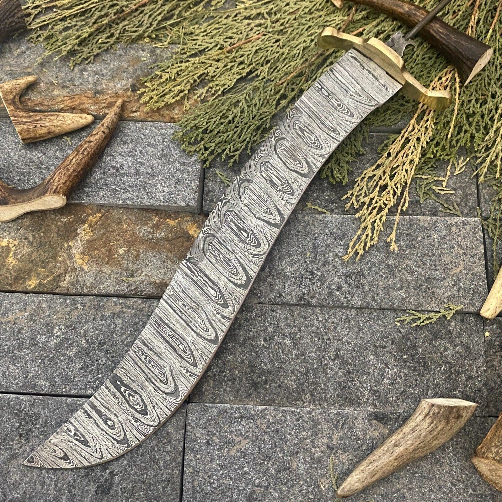 Custom Handmade Damascus hotsell Sword 30