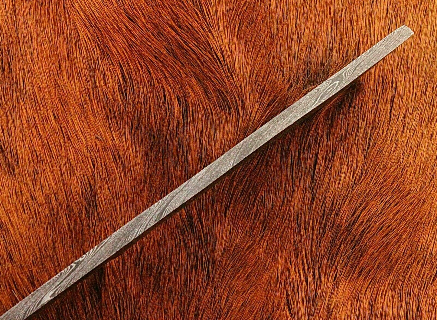 Handmade Damascus Steel Full Tang Blank Blade for Knife Making Supply "(BB104)