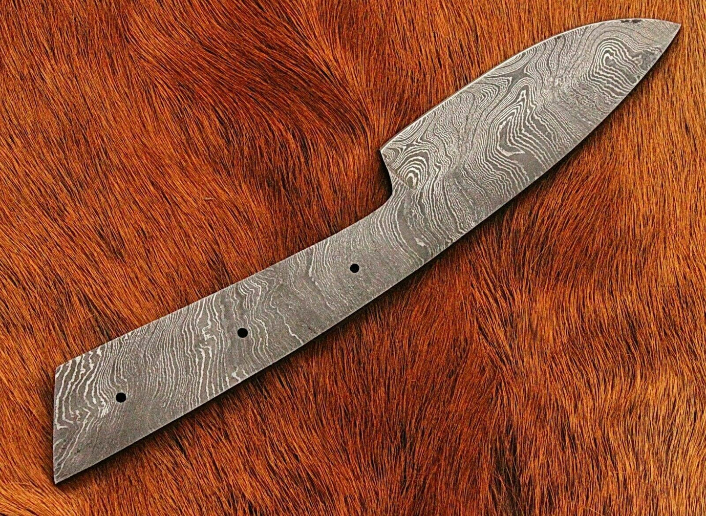 Handmade Damascus Steel Full Tang Blank Blade for Knife Making Supply "(BB104)