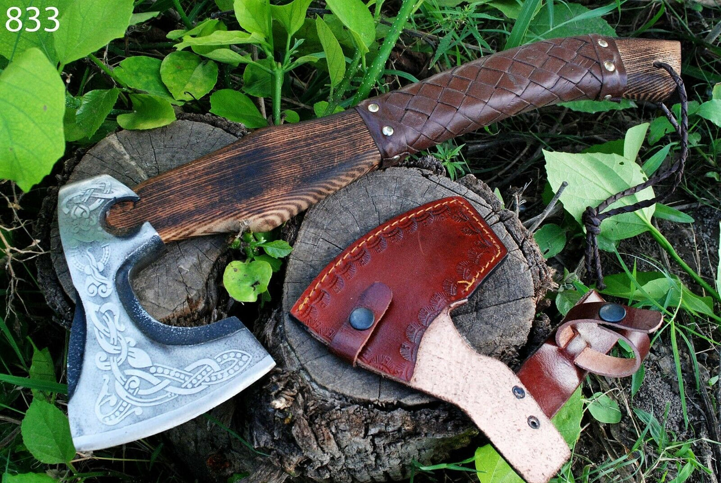 Viking HANDMADE FORGED High Carbon STEEL TOMAHAWK, HATCHET,AXE,INTEGRAL, Axe